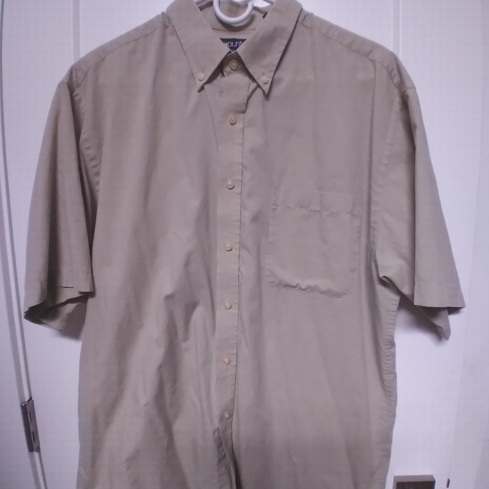 💕Men's Puritan dress shirt large